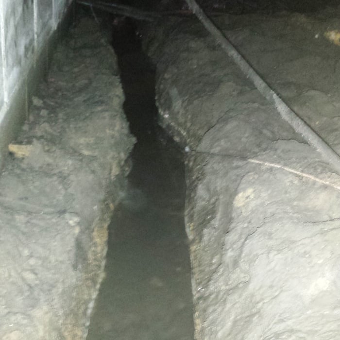 Water in the crawl space