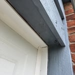 Before: Garage Trim
