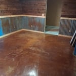 Move out. After floors were washed and polished.