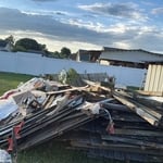 Backyard fencing clean up
