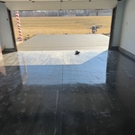 Concrete floor and patio