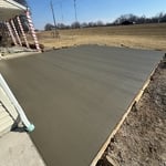 Concrete floor and patio