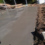 Covered Concrete Driveway