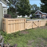 Trim and cap cedar