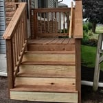 Front steps redone
