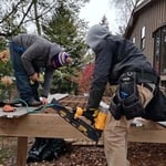 Installing maintenance free decking