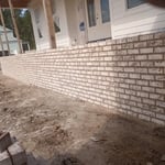 Brick skirting
