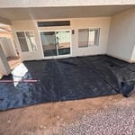 Back yard patio