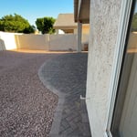 Back yard patio