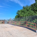 Chain link fence