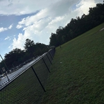 Chain link fence