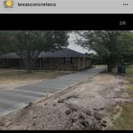 New driveway
