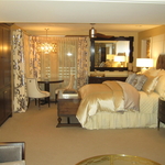 Custom bedding and drapes
