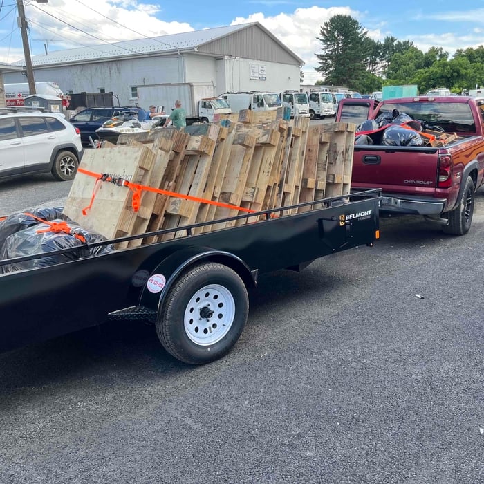 To the dump
