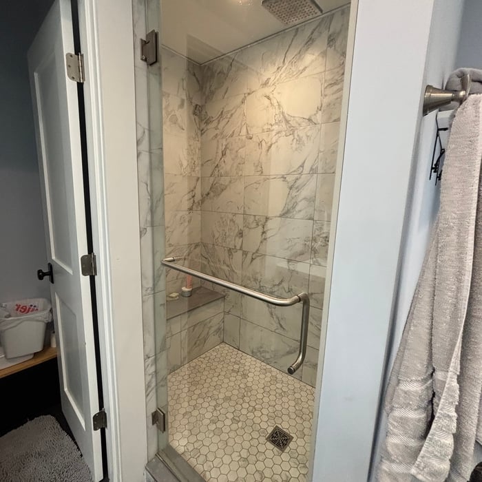 Master shower