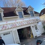 Garage awning roof