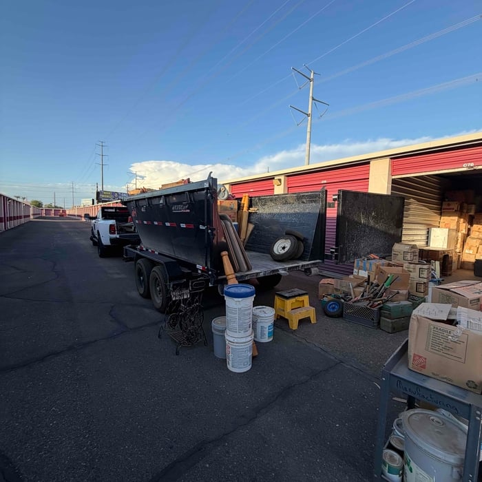 Storage unit clean out