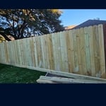 Wooden fence