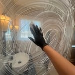 Scrubbing Shower