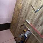 Laminate floor install