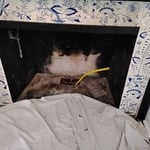 Gas log install