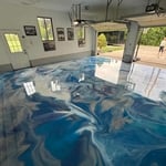 Concrete floor coatings
