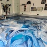 Concrete floor coatings