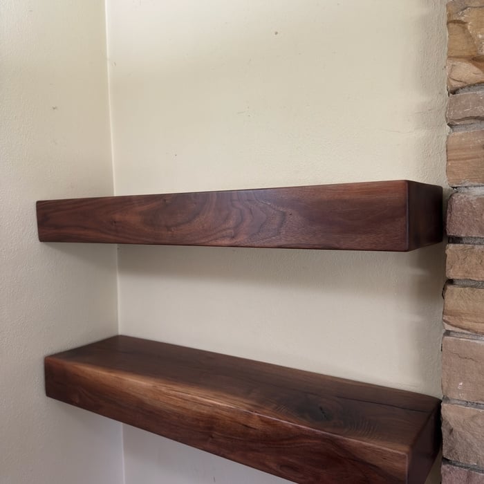 Floating shelves