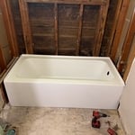 Replacing bathtub