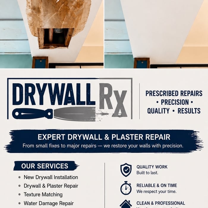 Drywall ceiling repair