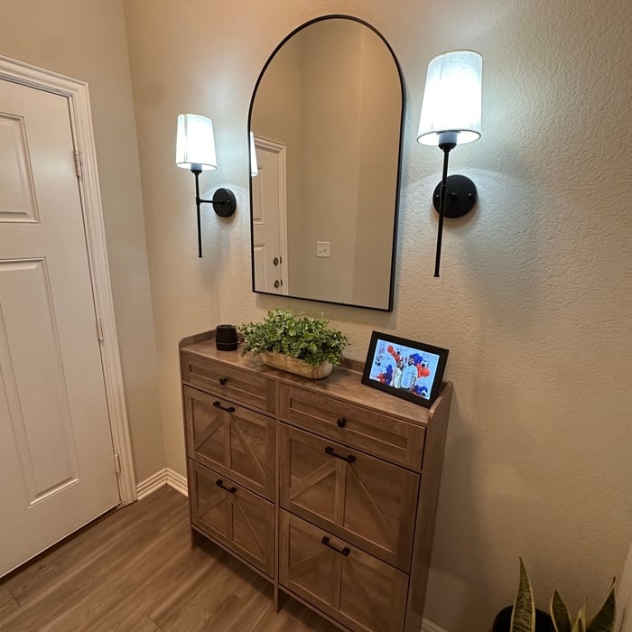 Interior remodeling.