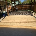 Stripped and sanded