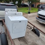 Removed washer and dryer