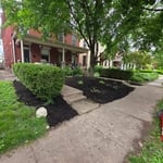 Mulch and hedge trimming