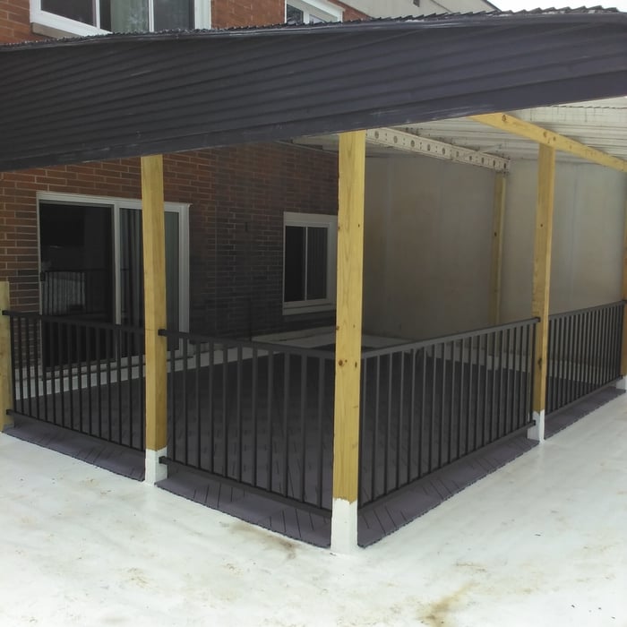 Rooftop deck