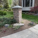 New masonry mailboxes