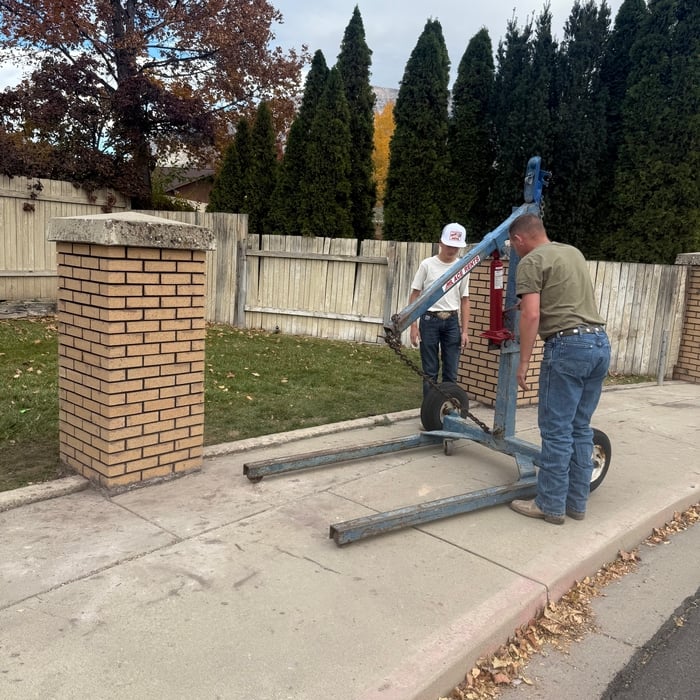 New masonry mailboxes