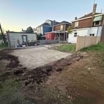 partial garage demo