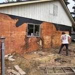 Siding job