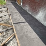 Patio and side walk