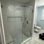 Shower glass showers