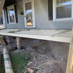 Rebuilt porch