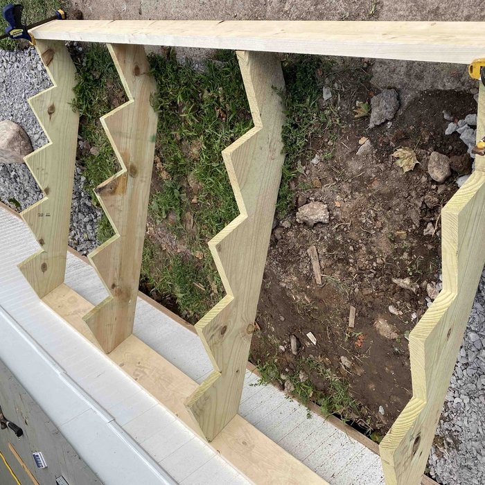 Rebuilt porch