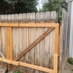 Backyard gate