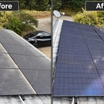 Solar panel cleaning