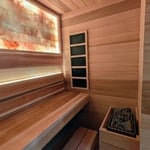 Custom sauna install