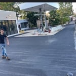 Driveways paved