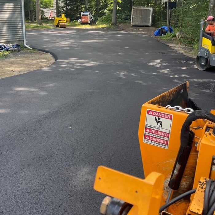 Driveways paved