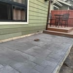 Stamped patio