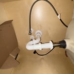 P-Trap and Waterlines to new bathroom faucet